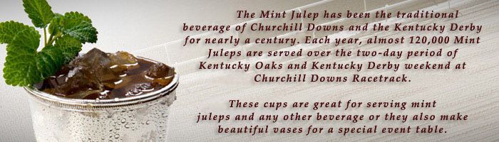 Silver Mint Julep Cups