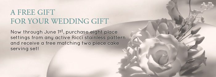 Free Cake Serving Set With Purchase Sterling Silver Advertisement