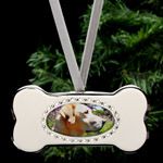 Arthur Court Pet Dog Frame Christmas Ornament