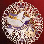 Baldwin Peace Dove Christmas Ornament
