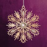 ChemArt Snowflake Christmas Ornament