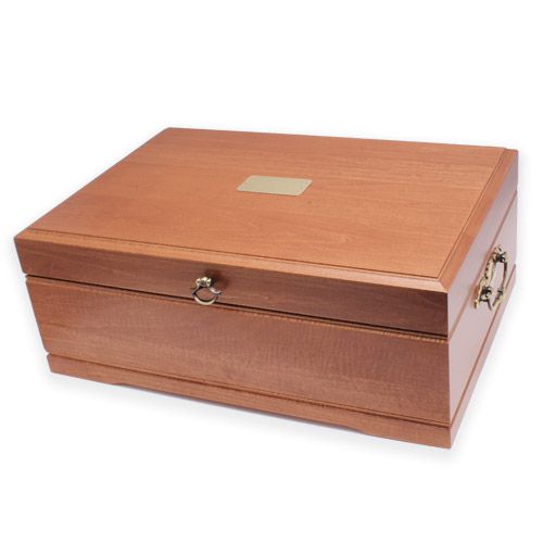 Coloumbia Silverware Storage Chest by McGraw Wood Proudcts at Silver