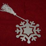 Sheridan Silver Snowflake Bookmark