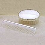 Empire Sterling Silver Boys Comb Brush Set Classic