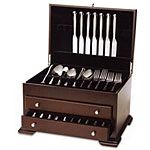 Federal Two Drawer Flatware, Silver Storage Chest