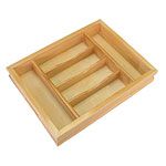 Wooden Drawer Liner for Flatware, Silverware