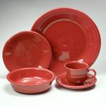 Fiesta Scarlet Dinnerware 5pc Place Setting