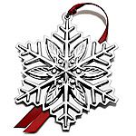 2012 Gorham Snowflake Sterling Silver Christmas Ornament