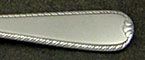 Ribbon Edge Frosted II Stainless Flatware by Gorham