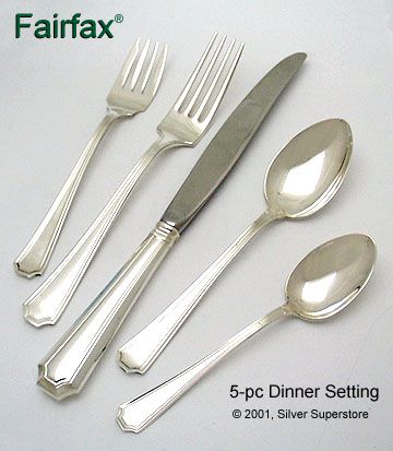 fairfax gorham sterling silver flatware special