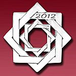 2012 Hand and Hammer Annual Star Sterling Silver Christmas Ornament