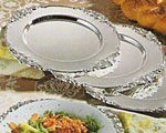 Goldinger Baroque Silver Charger Plates