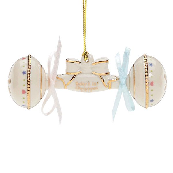 2012 lenox baby s first christmas rattle porcelain ornament 2012 lenox baby s first christmas rattle porcelain ornament