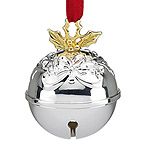 Lenox Just Jingles Holly Bell Silver Christmas Ornament
