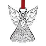 Lenox Angel Charm Silver Christmas Ornament