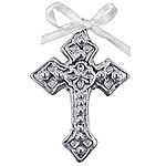 Mariposa Brillante Cross Sandcast Aluminum Ornament