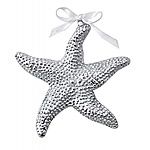 Mariposa Brillante Starfish Sandcast Aluminum Ornament