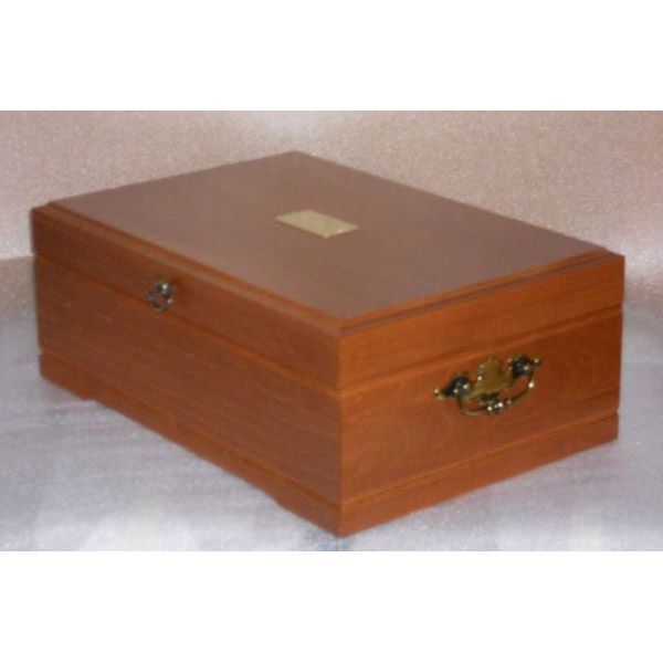 Coloumbia Silverware Storage Chest by McGraw Wood Proudcts at Silver