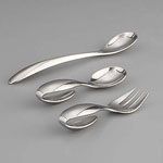 Nambe 3pc Baby Flatware Stainless Steel