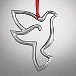 2012 Nambe Dove Alloy Christmas Ornament