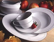 Noritake Whitecliff Platinum Dinnerware