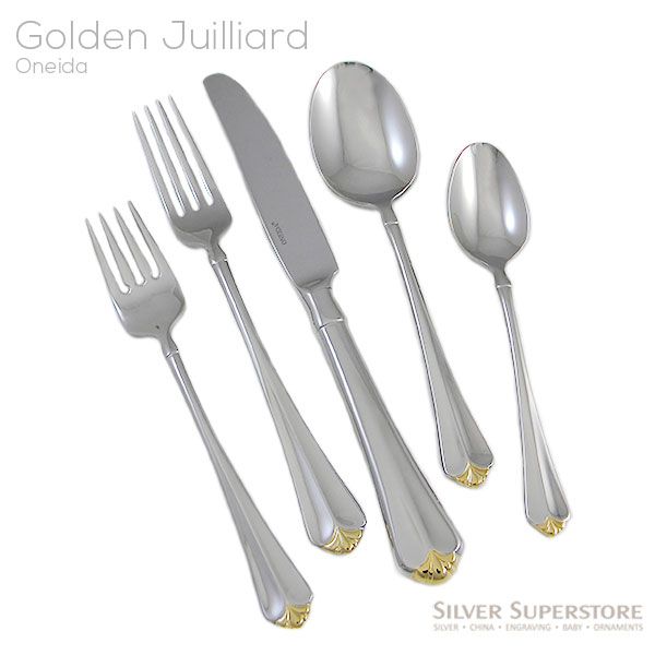 Golden Juilliard by Oneida Stainless steel flatware