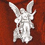 Hand & Hammer Angel of the Palms Sterling Silver Christmas Ornament