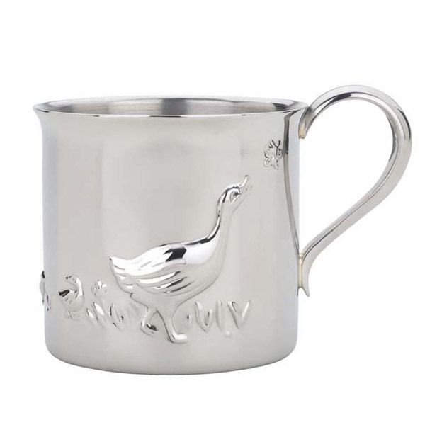 Reed and Barton Williamsburg Farmyard Friends Stainless Steel Baby Cup