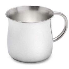 Curved Sterling Silver Baby Cup by Reed & Barton