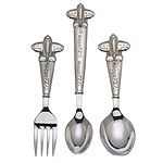 Reed and Barton Zoom Zoom Nickelplate Baby Silverware
