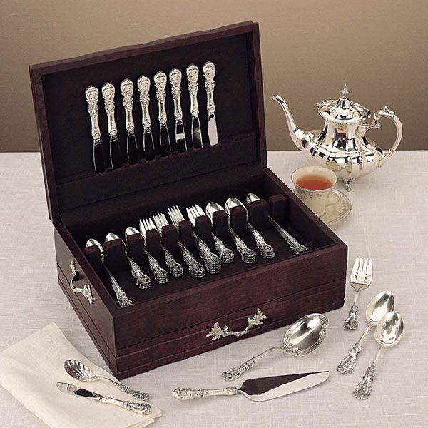 Reed and Barton Francis I silverware, flatware storage chest at discount