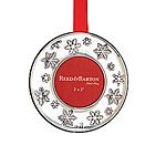 Reed and Barton Snowflake Picture Frame Silver Ornament