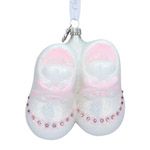 2012 Reed and Barton Baby Girl's First Christmas Glass Ornament