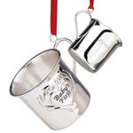 2012 Williamsburg Baby's First Christmas Cup Sterling Silver Ornament