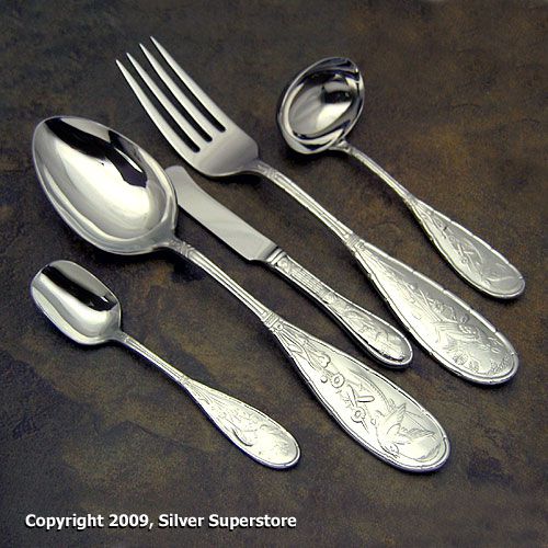 Japanese Bird and Bamboo by Ricci Stainless Flatware