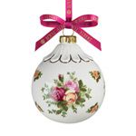Royal Albert Old Country Roses Bauble Christmas Ornament