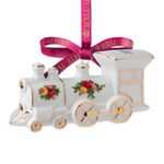 Royal Albert Old Country Roses Train Christmas Ornament