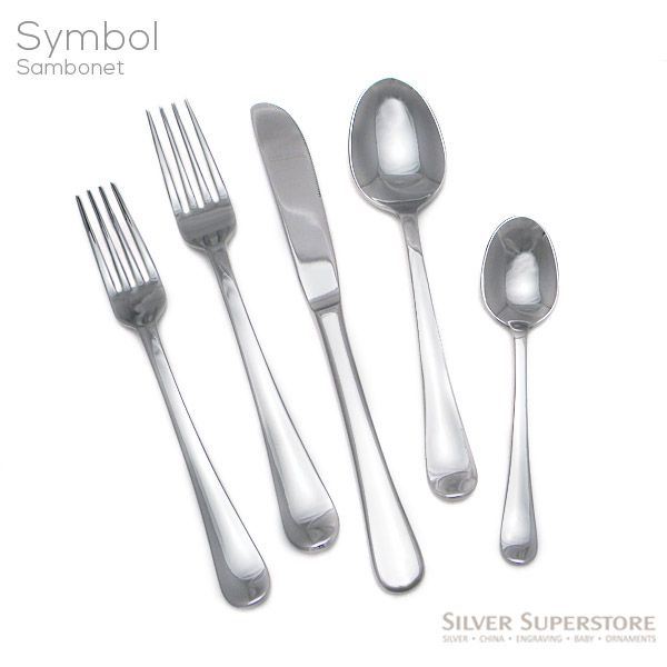 Symbol Stainless Steel Flatware, Silverware