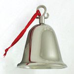 Sheridan Silver Bell Christmas Ornament