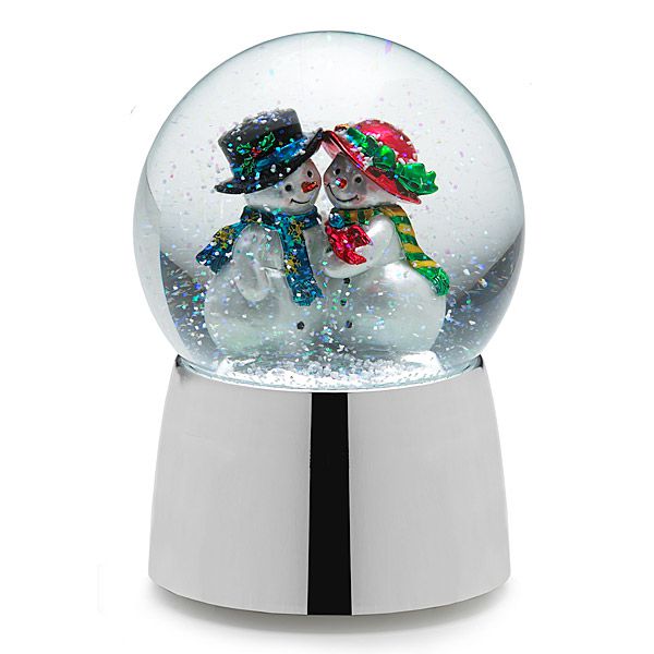 towle musical snow couple silver water globe silver towle musical snow couple silver water globe silver