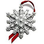 2012 Towle Old Master Snowflake Sterling Silver Christmas Ornament