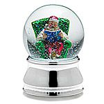 Towle Musical Santa Water Globe Silverplate