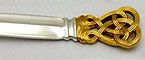 Towle Celtic Weave Gold sterling silver
