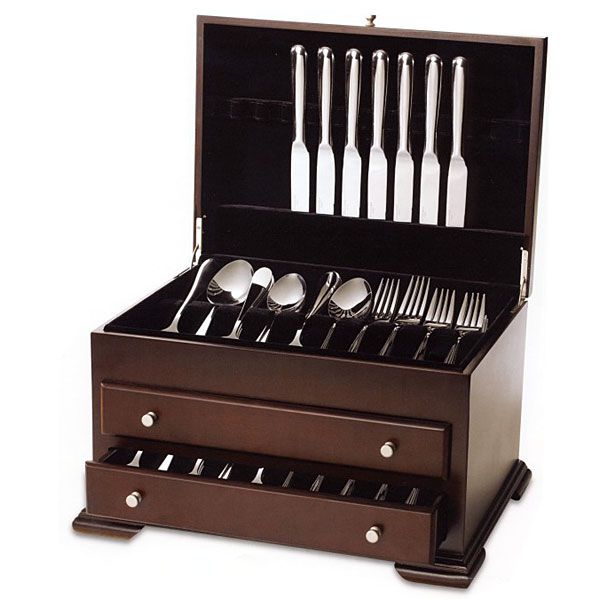 Federal 2Drawer Chest Silverware Storage by Wallace Silversmiths