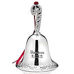 2012 Wallace Grande Baroque Bell Silver Christmas Ornament