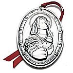 2012 Wallace Annual Saint Mary Magdalene Sterling Silver Christmas Ornament