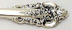 Grande Baroque sterling silver flatware by Wallace Silversmiths