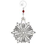 2012 Waterford Snow Crystal Pierced Christmas Ornament