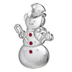2012 Waterford Snowman Silver Christmas Ornament