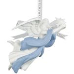Wedgwood Angel with Star Porcelain Christmas Ornament